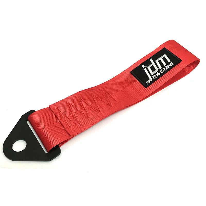 JDM Racing Nylon Tow Strap – Front & Rear Bumper Towing Rope