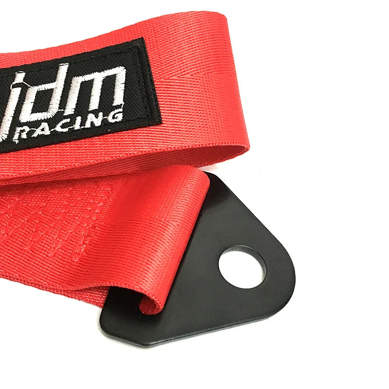 JDM Racing Nylon Tow Strap – Front & Rear Bumper Towing Rope