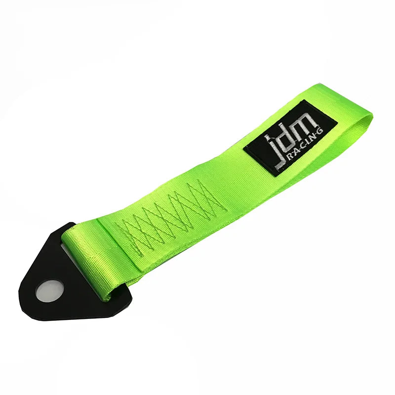 JDM Racing Nylon Tow Strap – Front & Rear Bumper Towing Rope