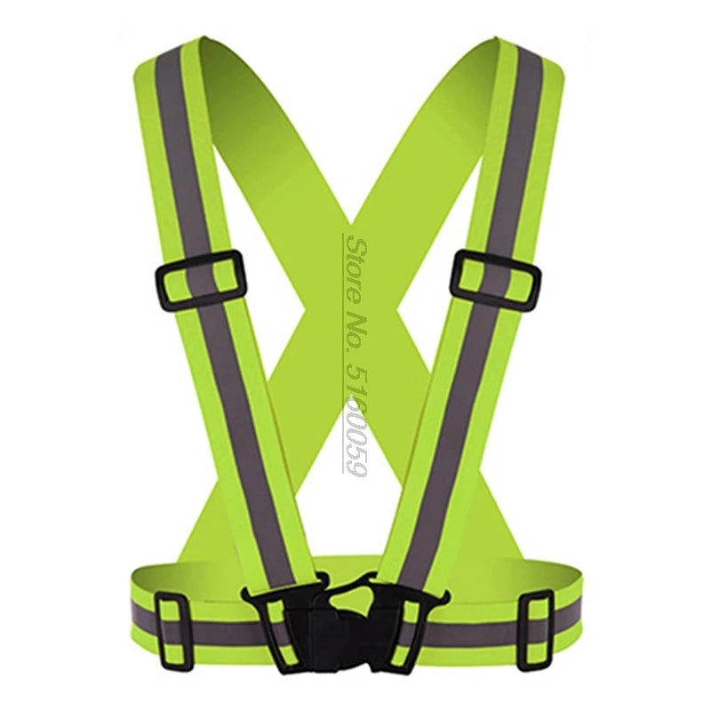 Motorcycle Reflective Safety Vest - High Visibility Riding Gear