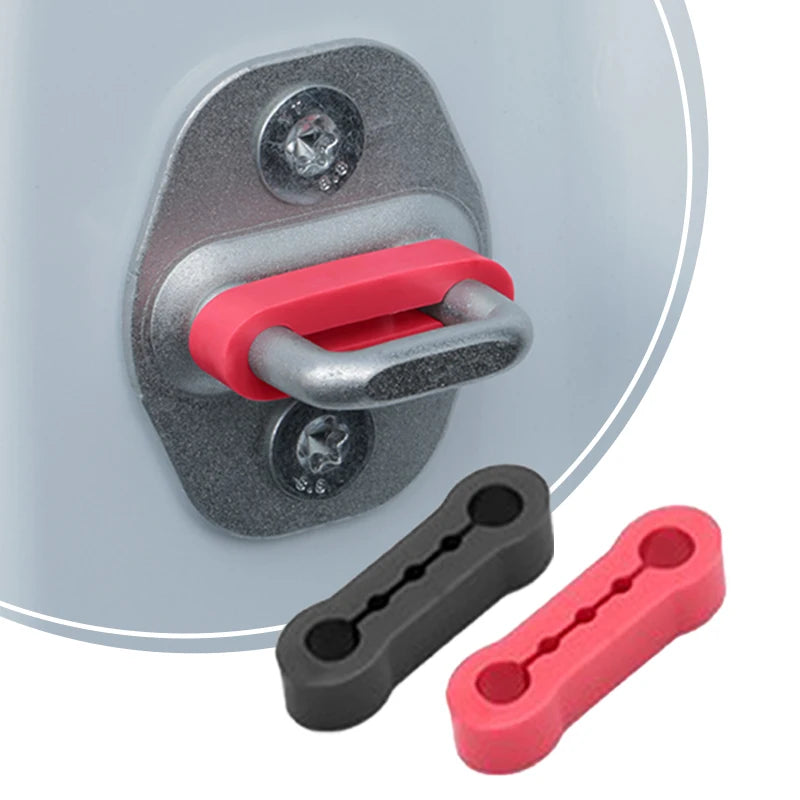 4Pcs Car Door Shock Absorber Buffer – Soundproof Anti-Vibration Pad