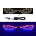 Dynamic LED Devil Eyes Car Windshield Light – USB Powered