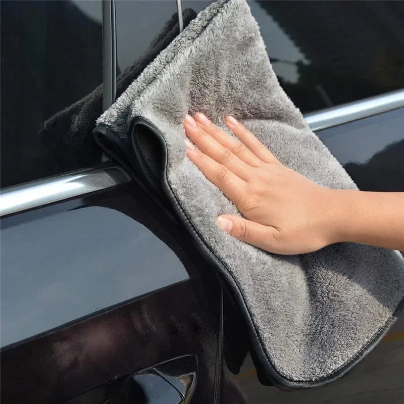 Microfiber Twist Car Wash Towel - Cleaning & Drying Cloth, 30x60cm