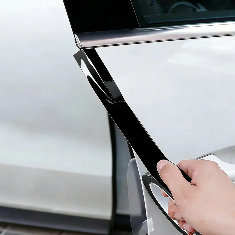 Car Sticker Vinyl Wrap Stripe – Glossy Black Trim Film