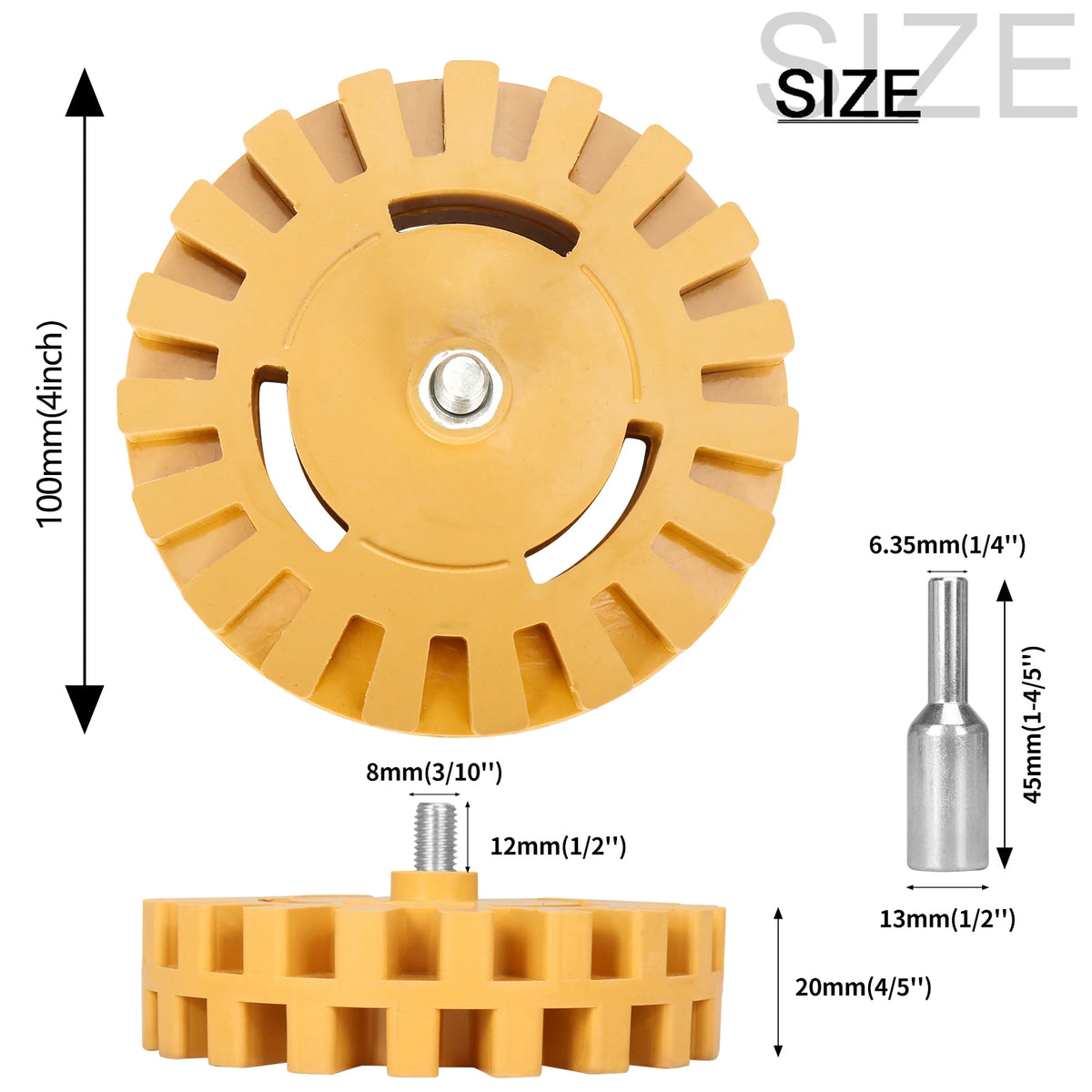 SIFANG Car Eraser Wheel – Adhesive & Decal Removal Tool