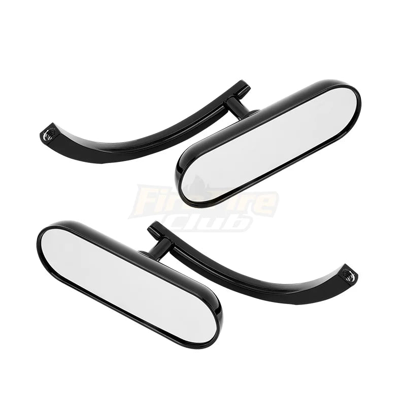 Motorcycle Side Mirrors - Universal Mirror Set for Harley Touring, Dyna, Softail & Sportster