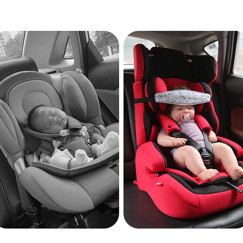 Baby Car Seat Head Support Pillow – Adjustable Neck & Sleep Positioner