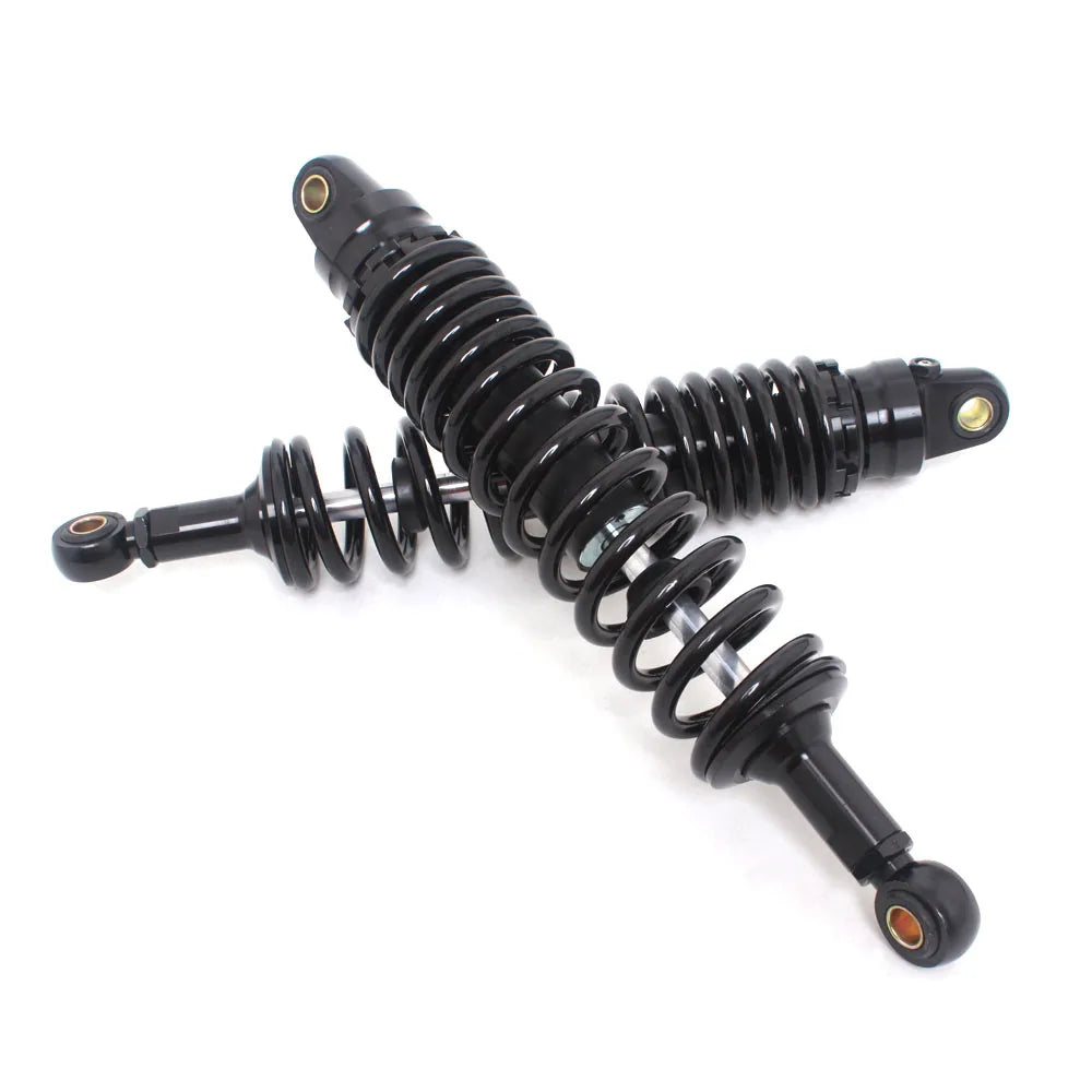 Motorcycle Rear Shock Absorbers - 360mm Universal Pair for Harley, Kawasaki, Honda, Yamaha, Suzuki, ATV