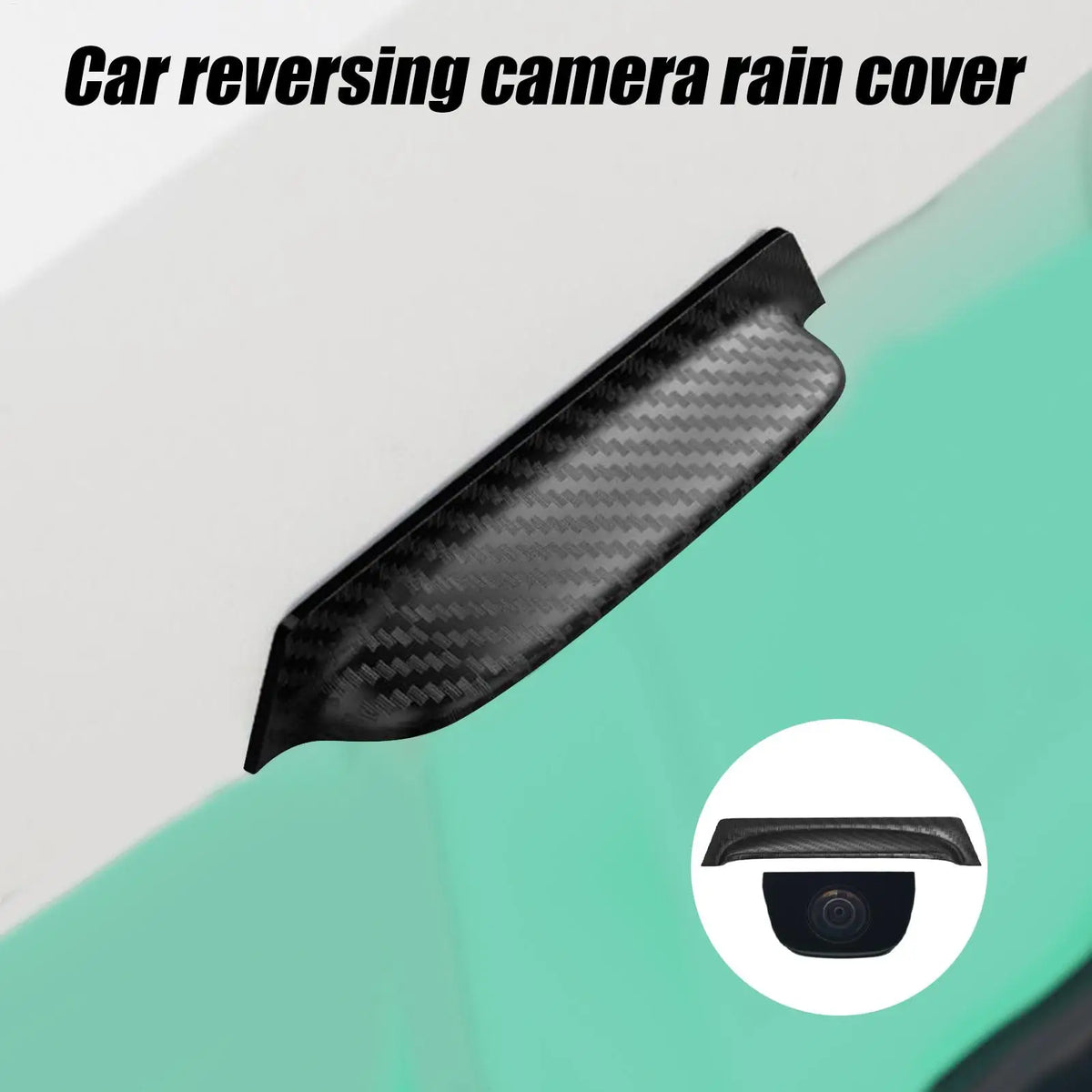 Car Rear Camera Cover - Rainproof Dust Shield Protection (2.8in)