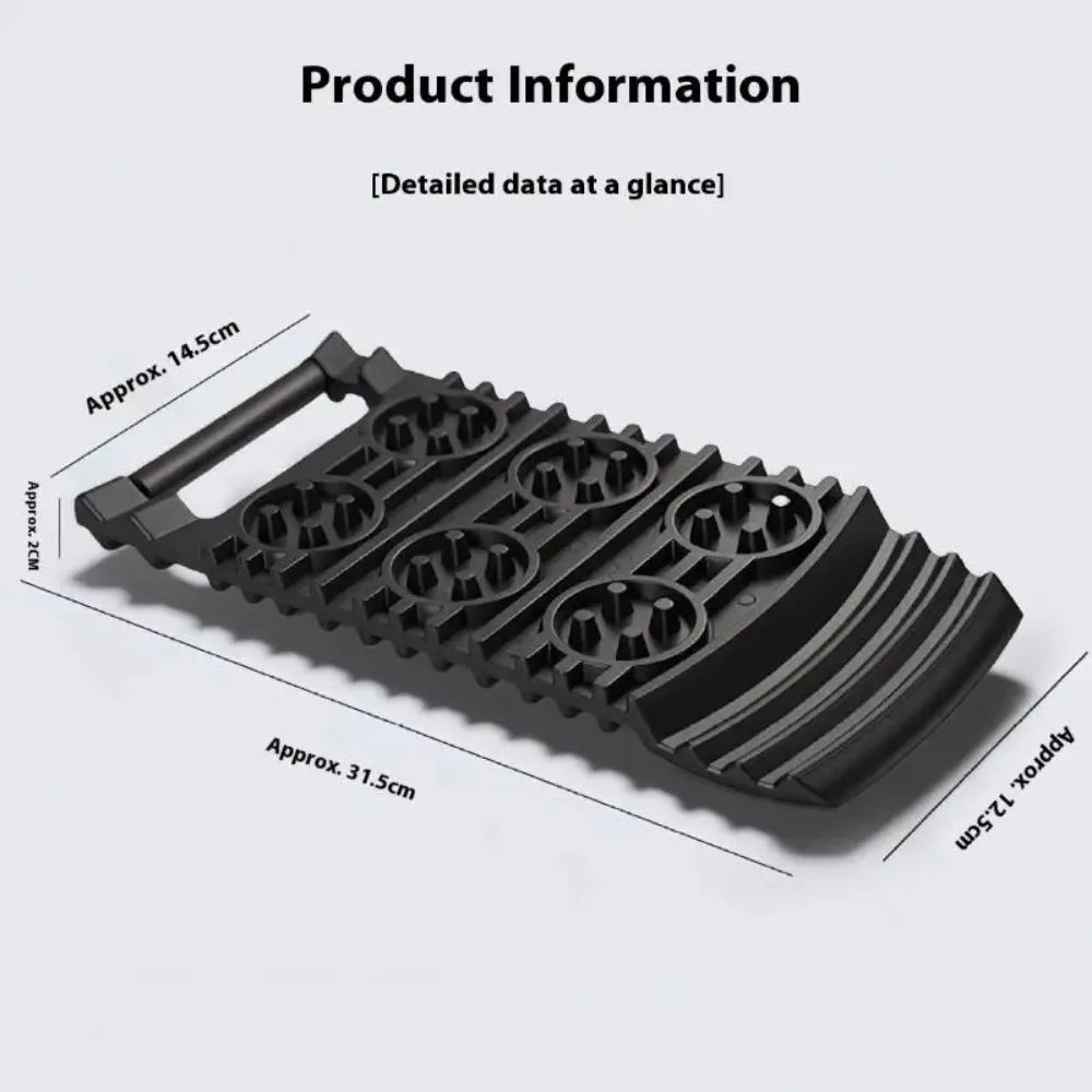 Tire Traction Mats for Snow, Mud & Ice - Set of 2