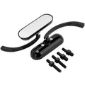Motorcycle Side Mirrors - Universal Mirror Set for Harley Touring, Dyna, Softail & Sportster