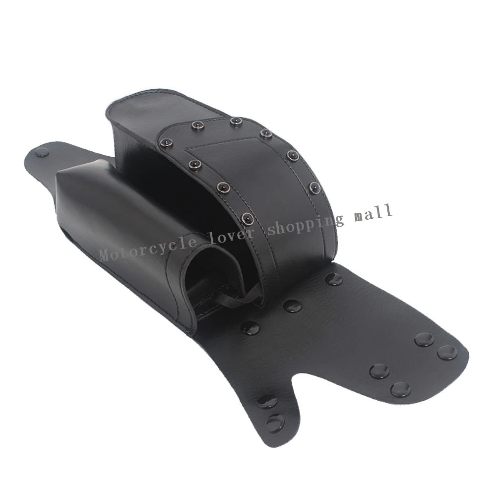 Motorcycle Saddlebag Tool & Water Bottle Holder - Guard Bag for Harley Touring, Road King, Electra Glide