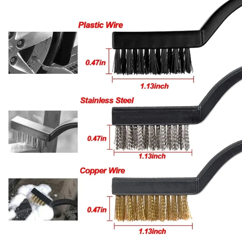 Car Detailing Brush Set - Vent & Gap Cleaning Kit
