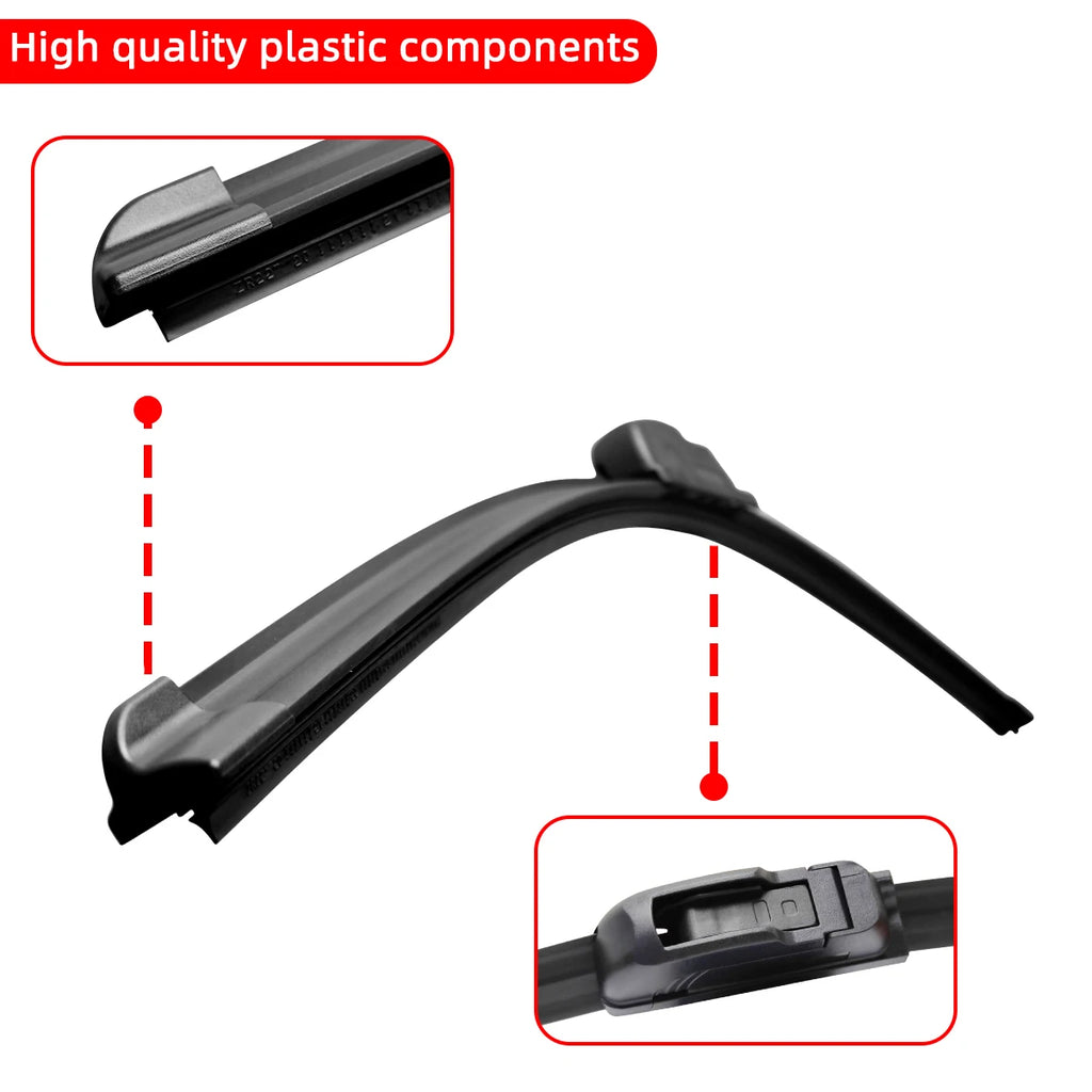 Universal Car Windshield Wiper Blade – Frameless Soft Rubber
