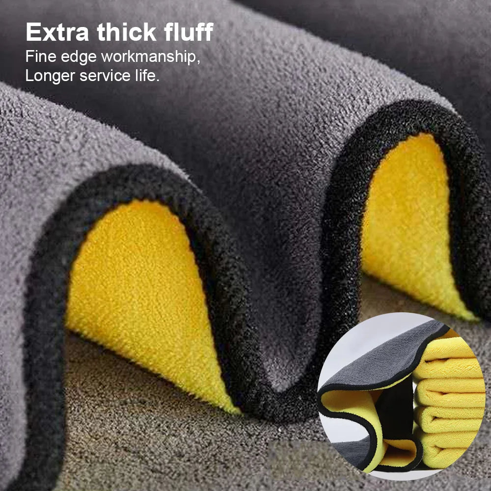 Car Wash Microfiber Towel - Cleaning, Drying & Detailing Cloth