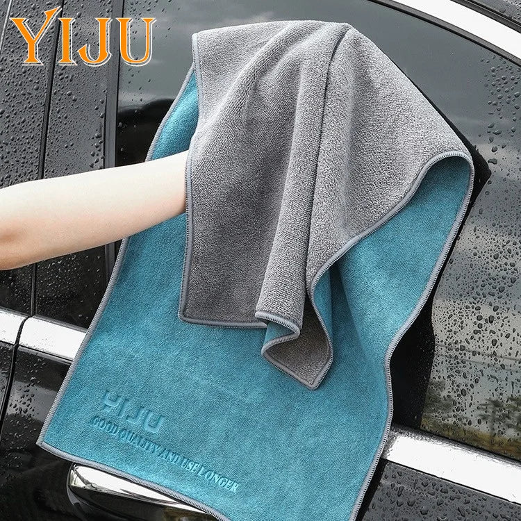 Microfiber Car Wash Towel - Lint-Free Cleaning & Drying Cloth, 75x35cm