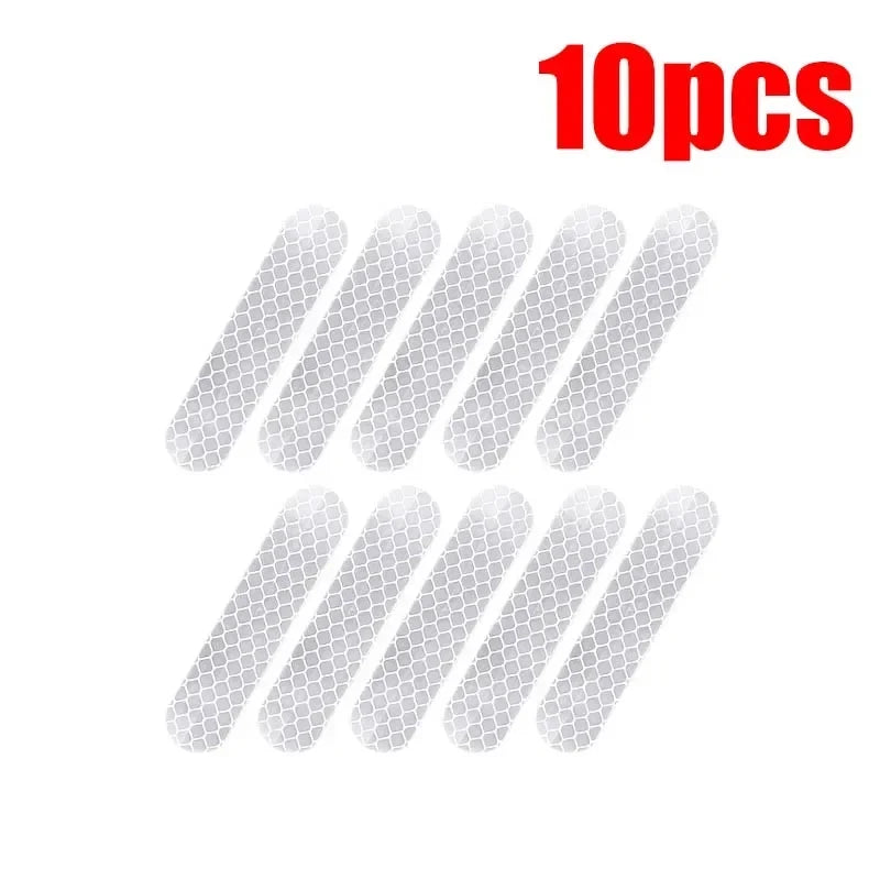 Motorcycle Helmet Reflective Warning Stickers - Night Safety Decals