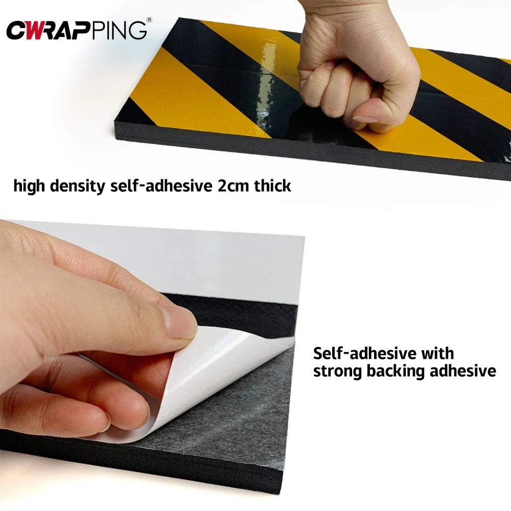 Car Door Edge Protector Foam Guard – Self-Adhesive Reflective Bumper