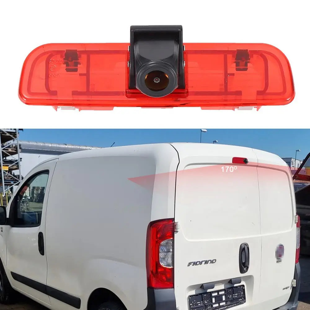 HD Reverse Backup Camera for Fiat Qubo, Fiorino 225, Punto / Citroen Nemo Kombi / Peugeot Bipper, AA, Tepee
