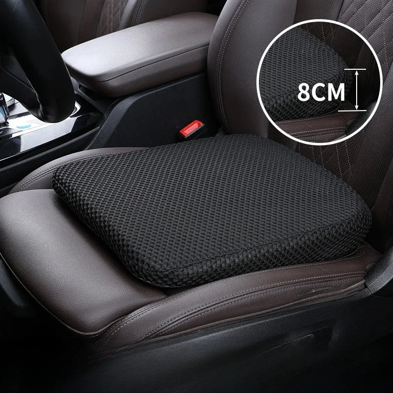 Memory Foam Car Seat Height Cushion – Ergonomic Driving Booster Pad