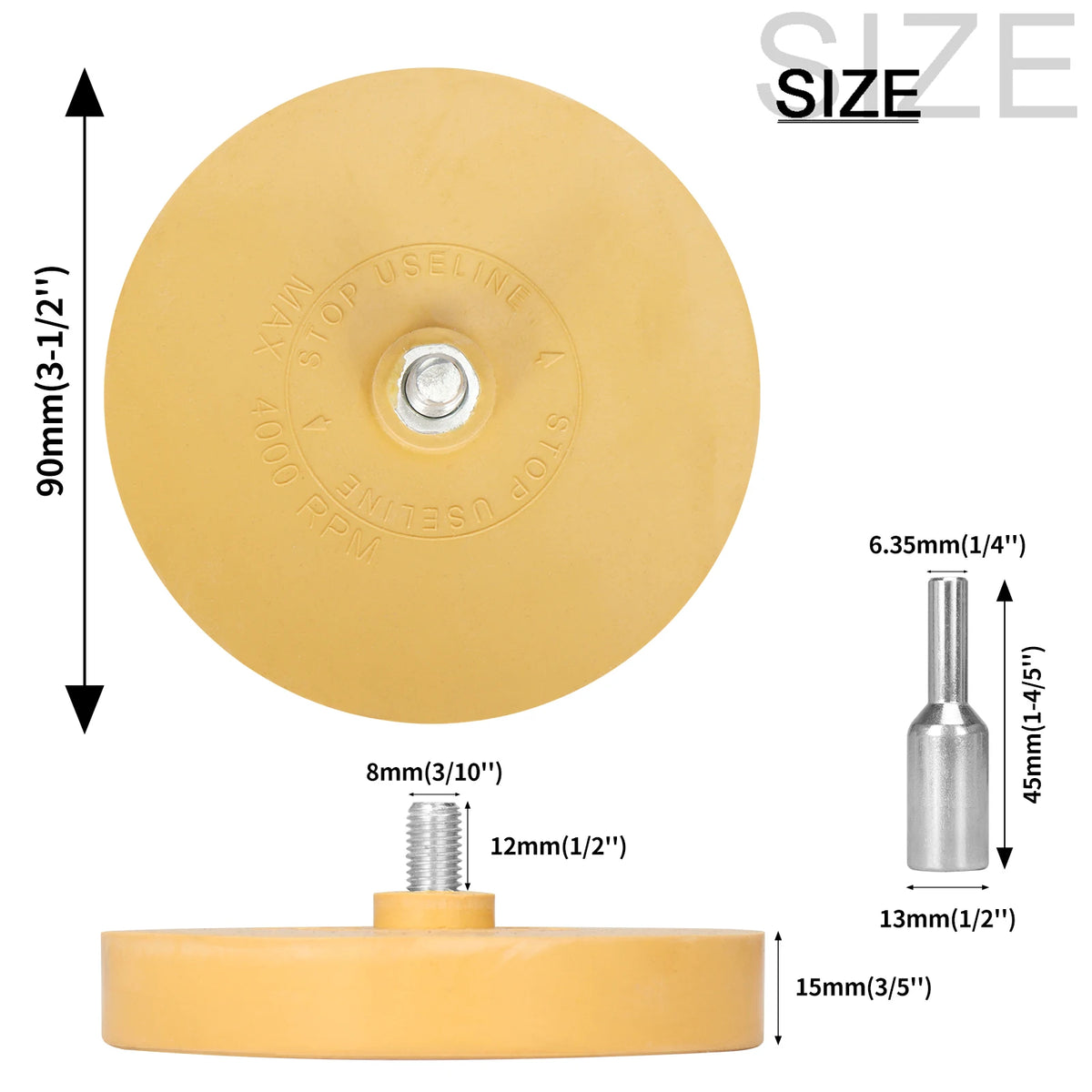SIFANG Car Eraser Wheel – Adhesive & Decal Removal Tool