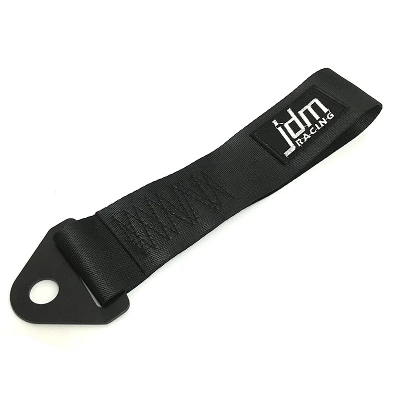 JDM Racing Nylon Tow Strap – Front & Rear Bumper Towing Rope