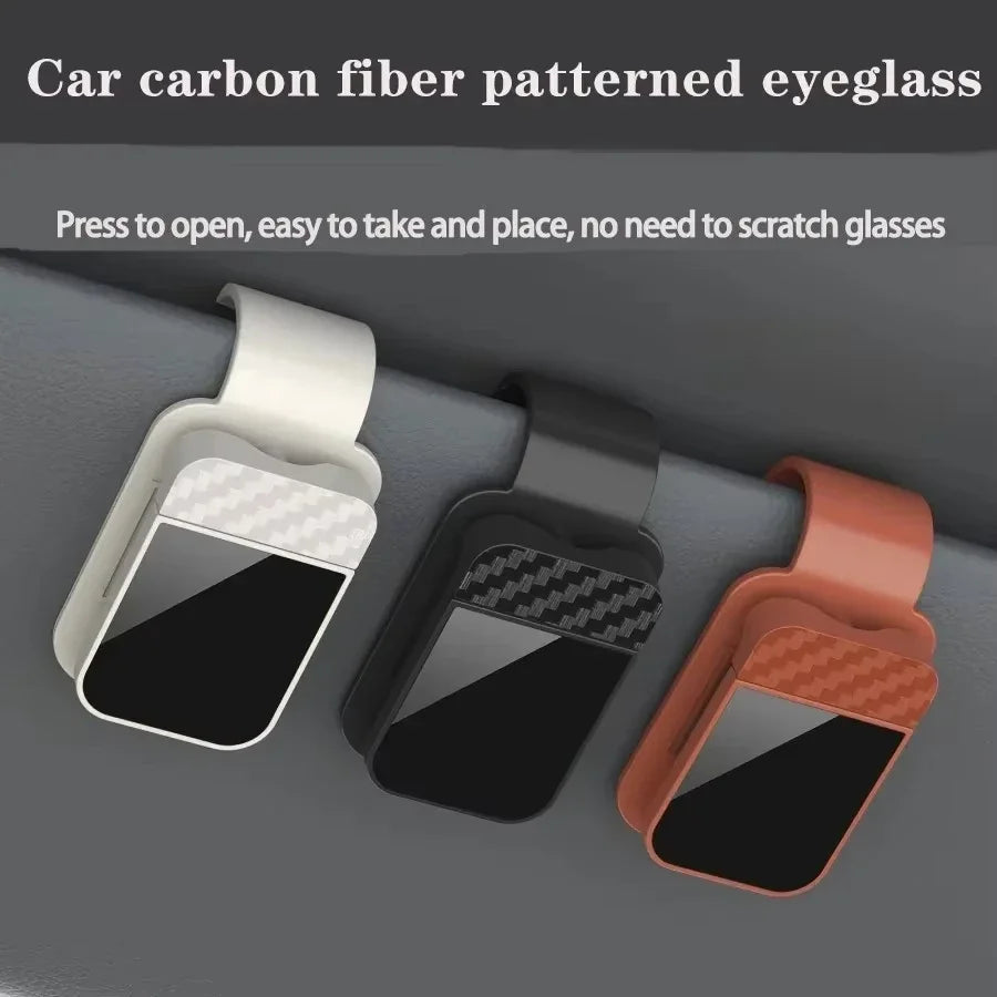 Car Sun Visor Sunglasses Clip Holder – Card & Ticket Organizer