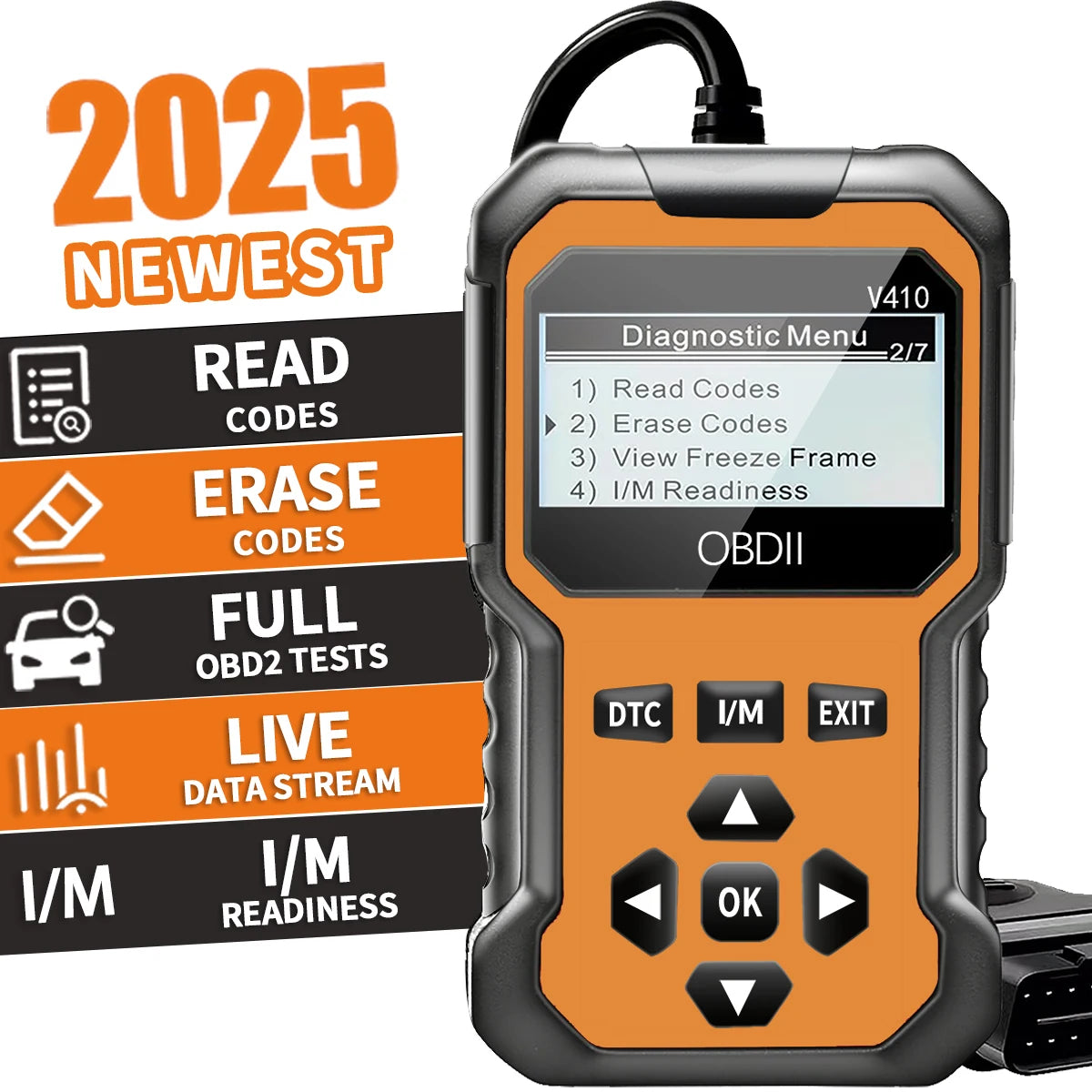 OBD2 Scanner - Car Engine Fault Code Reader & Diagnostic Tool