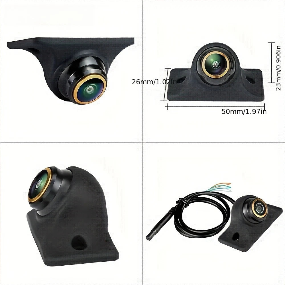 1080P AHD Car Backup Camera - Rear, Front & Side View Reverse Camera with Switchable Guideline & CVBS Signal