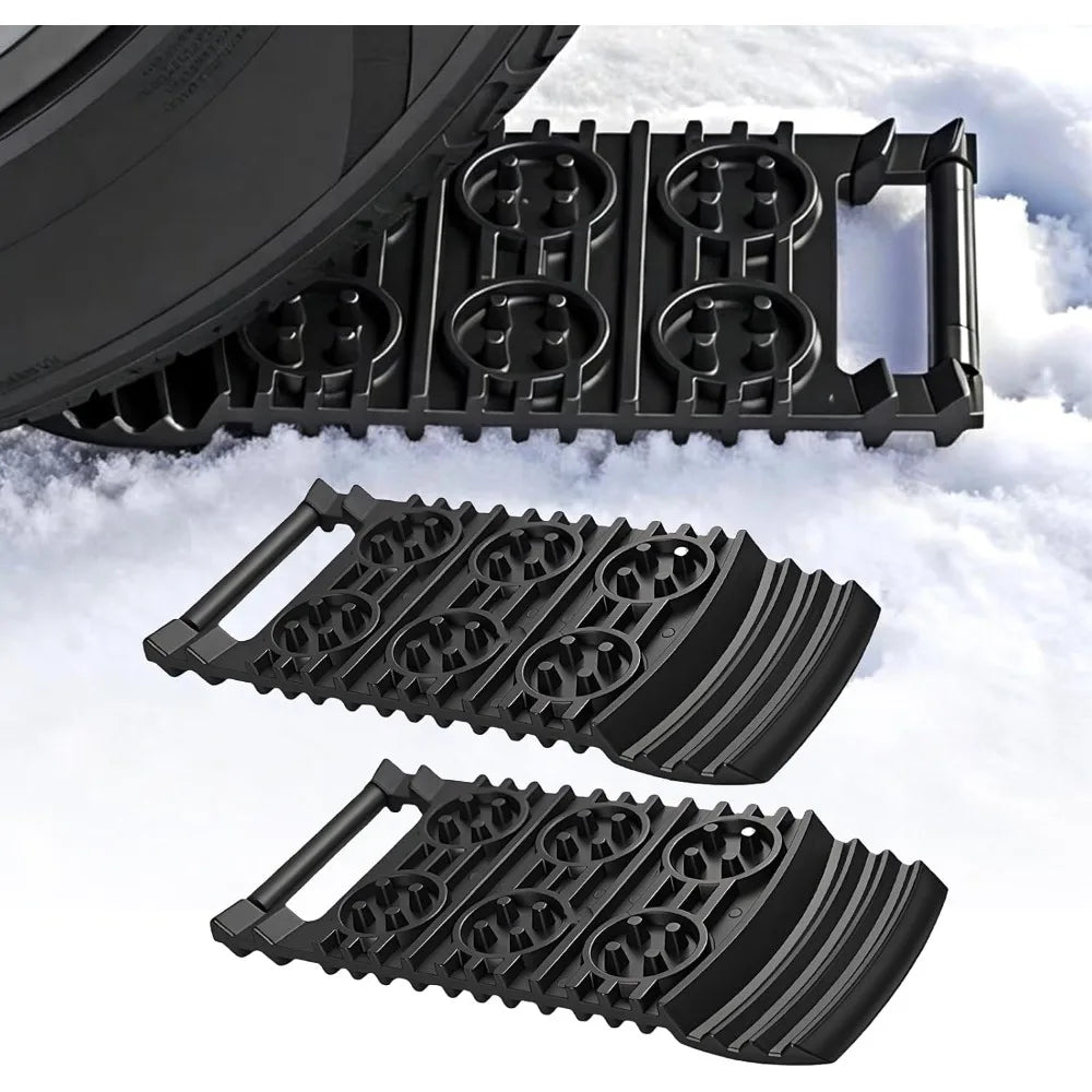 Tire Traction Mats for Snow, Mud & Ice - Set of 2