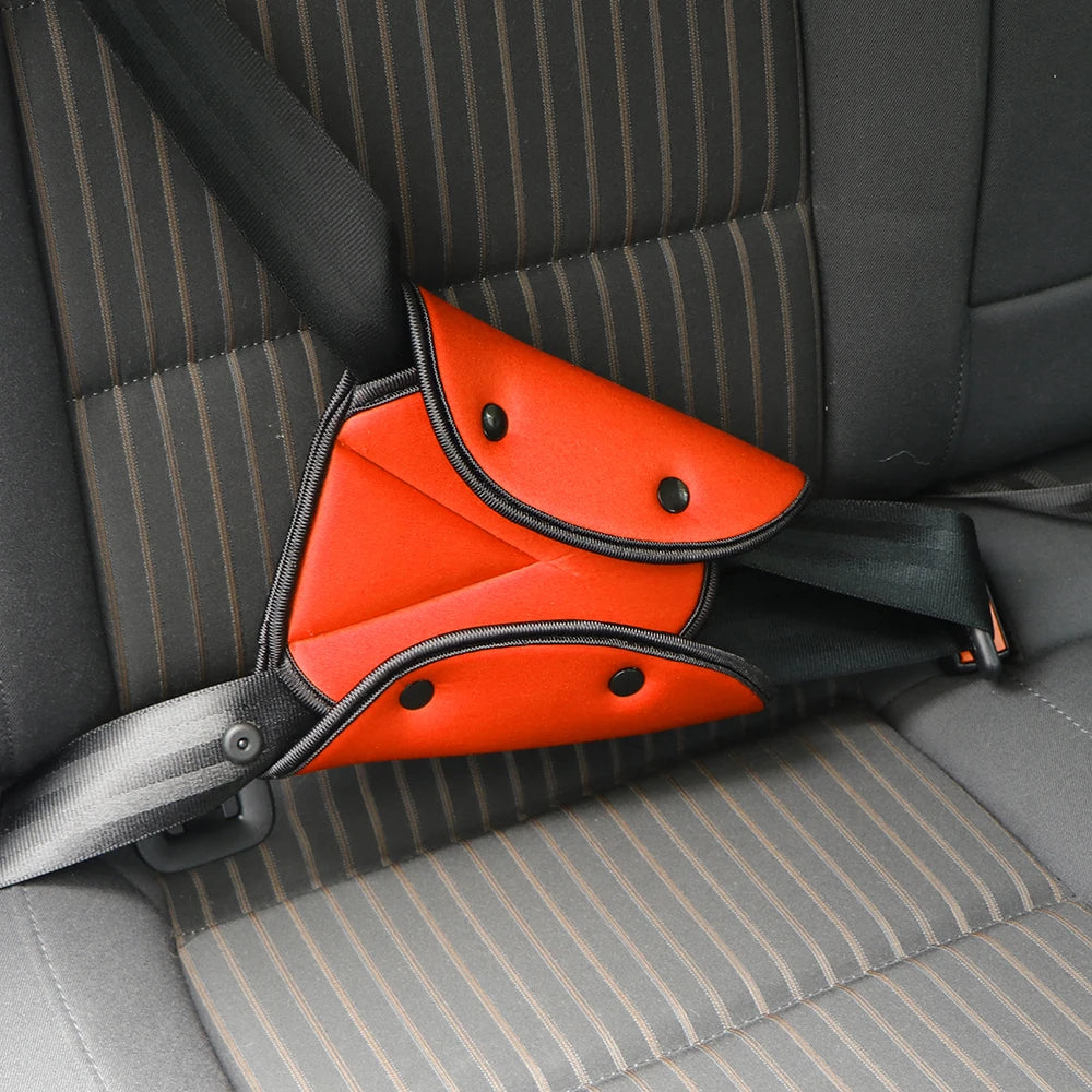 Child Car Seat Belt Adjuster – Neck & Shoulder Comfort Positioner for Kids