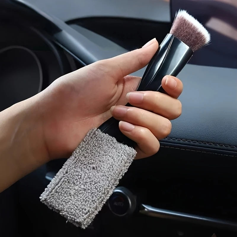 Car Interior Detailing Brush - Soft-Bristled Cleaning Tool for Dashboards & Vents