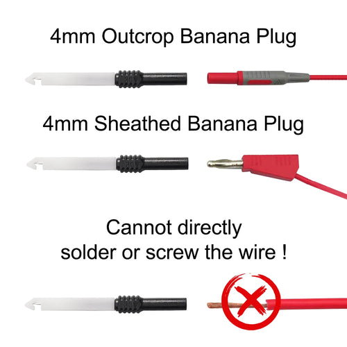 30V Auto Multimeter Test Leads - Back Piercing Probe Diagnostic Tool Set