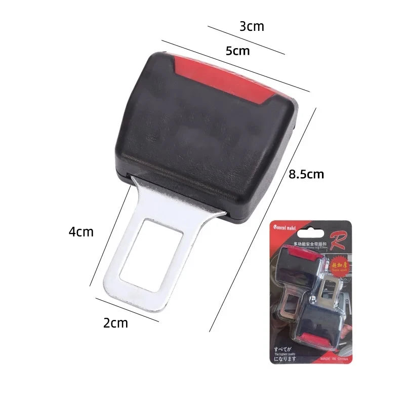 Car Seat Belt Clip Extender – Safety Buckle Lock, 2 PCS
