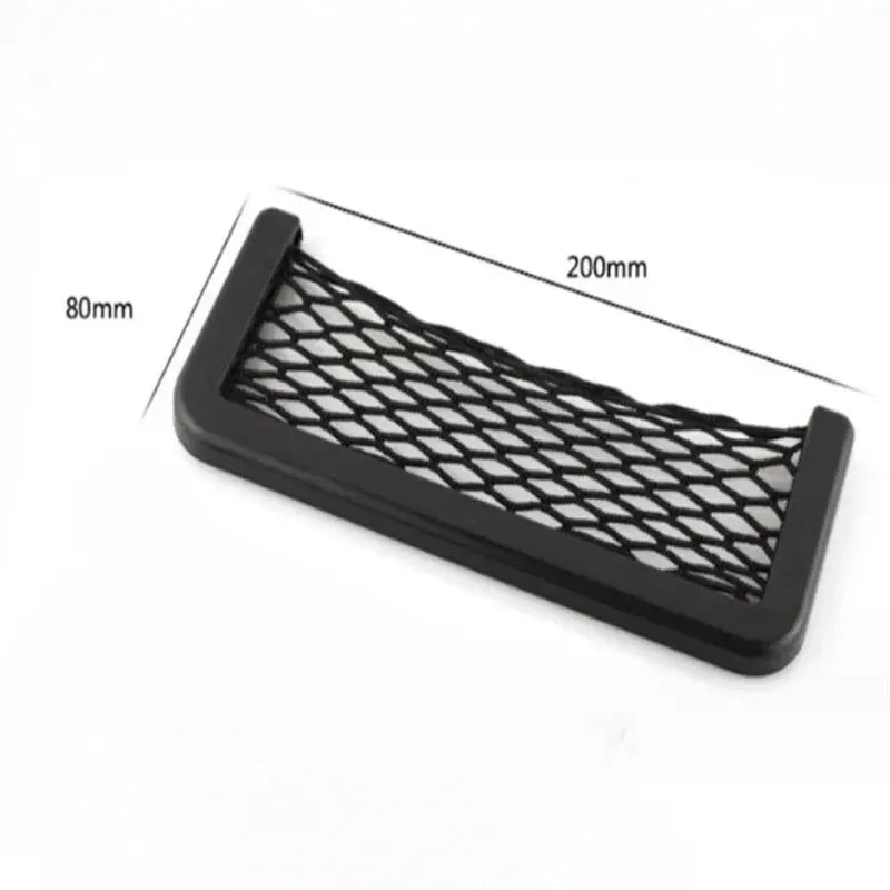 Car Seat Side Mesh Storage Pocket – Elastic Net Organizer