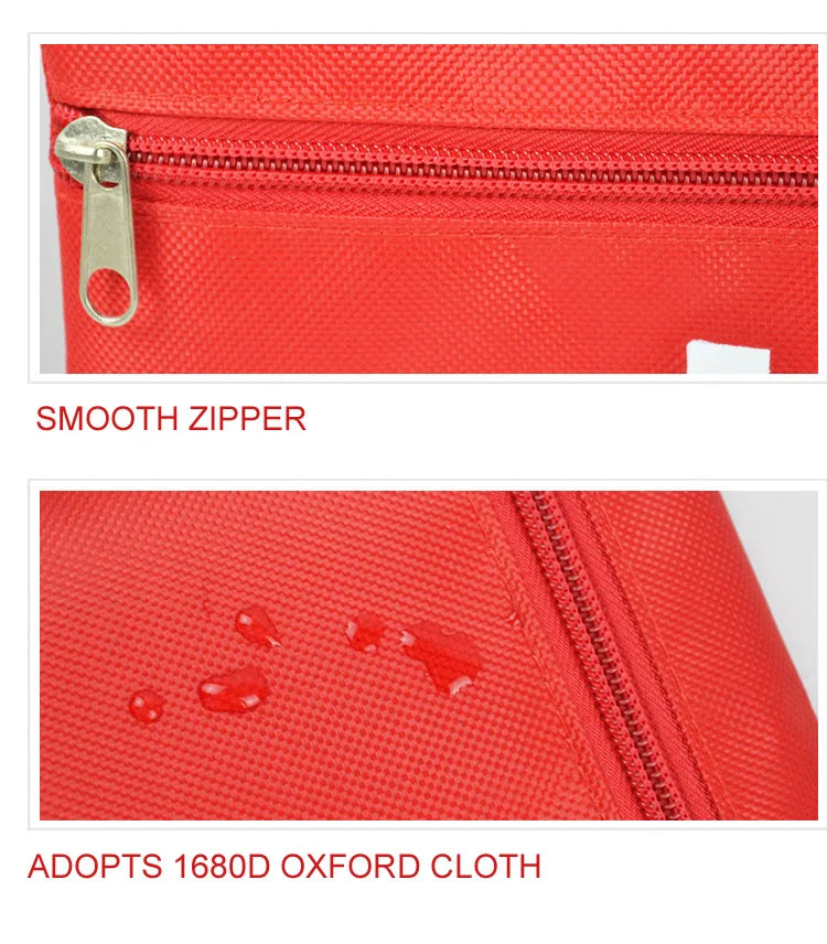 50pcs Portable First Aid Kit - Car Emergency Medical Bag