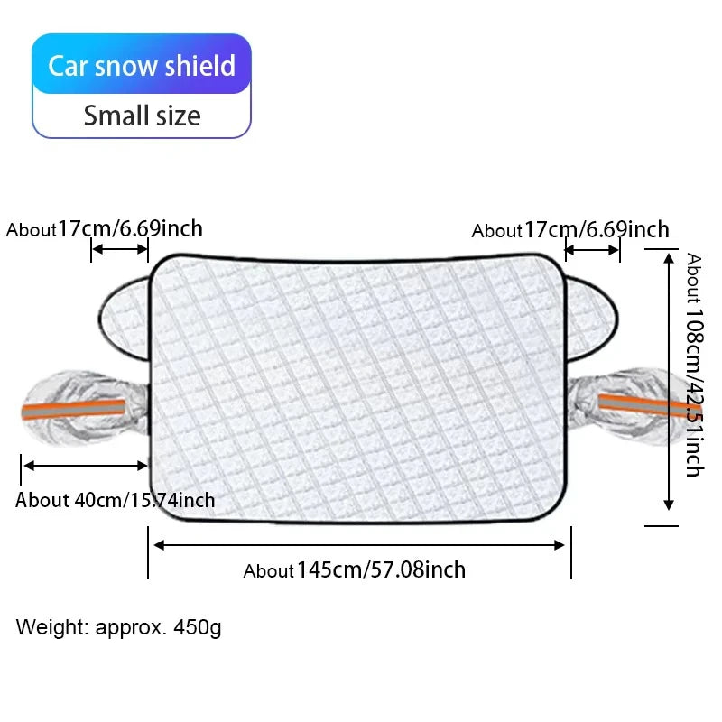 Magnetic Windshield Snow Cover | Waterproof Frost & Ice Shield