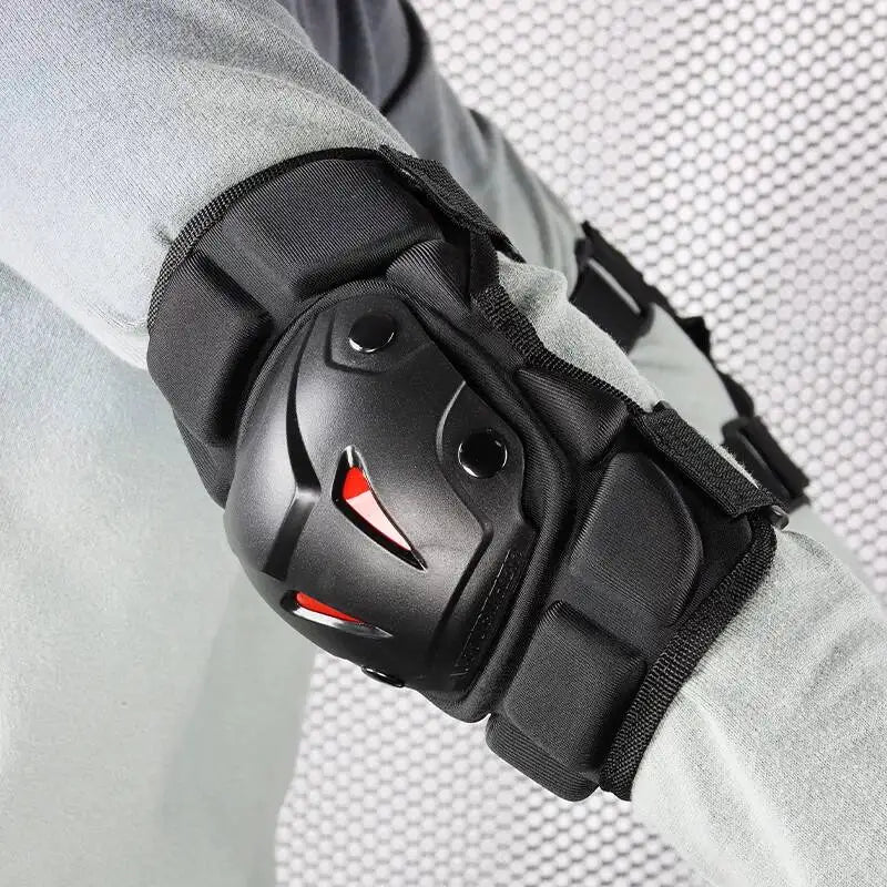 Motorcycle Knee & Elbow Guards - Windproof All-Season Gear