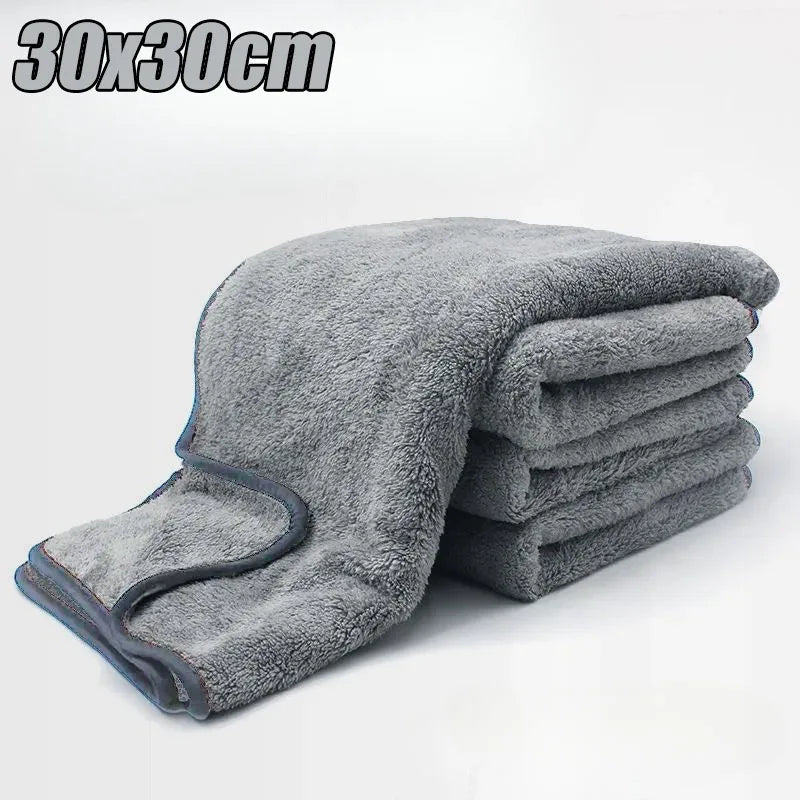 Microfiber Twist Car Wash Towel - Cleaning & Drying Cloth, 30x60cm