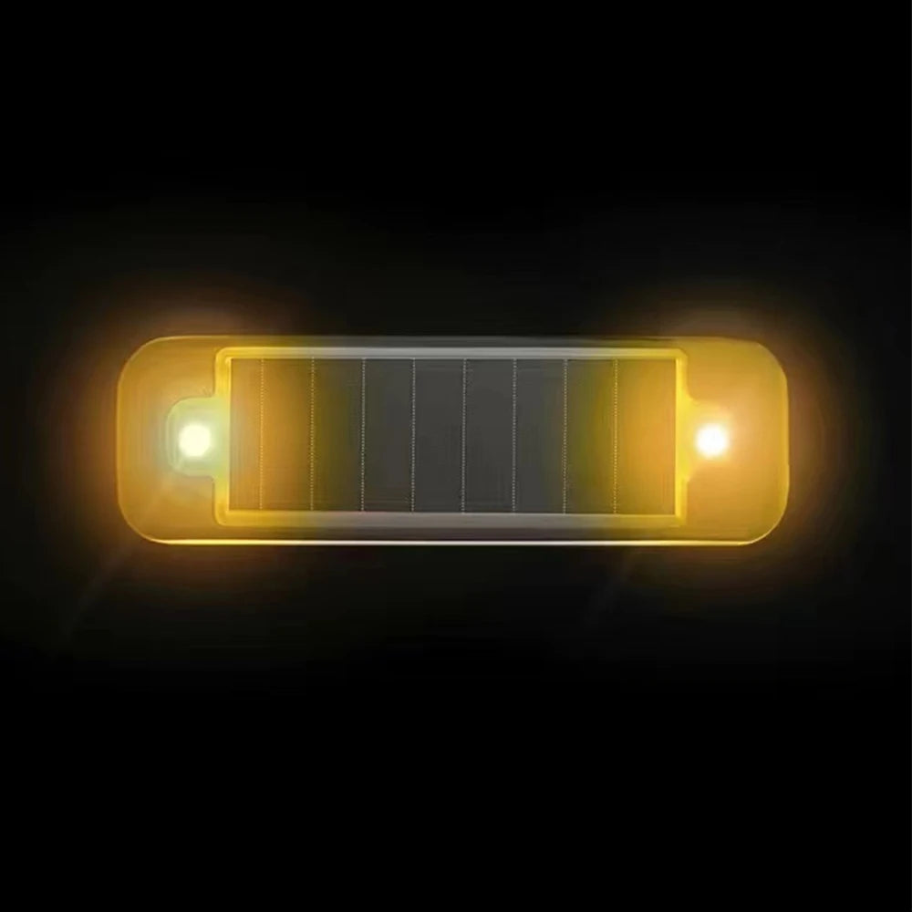 Mini LED Solar Powered Car Warning Light – Flashing Anti-Theft Alarm Lamp
