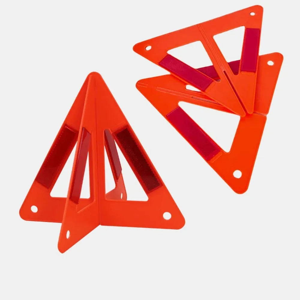 Car Emergency Warning Triangle - Reflective Roadside Safety Sign