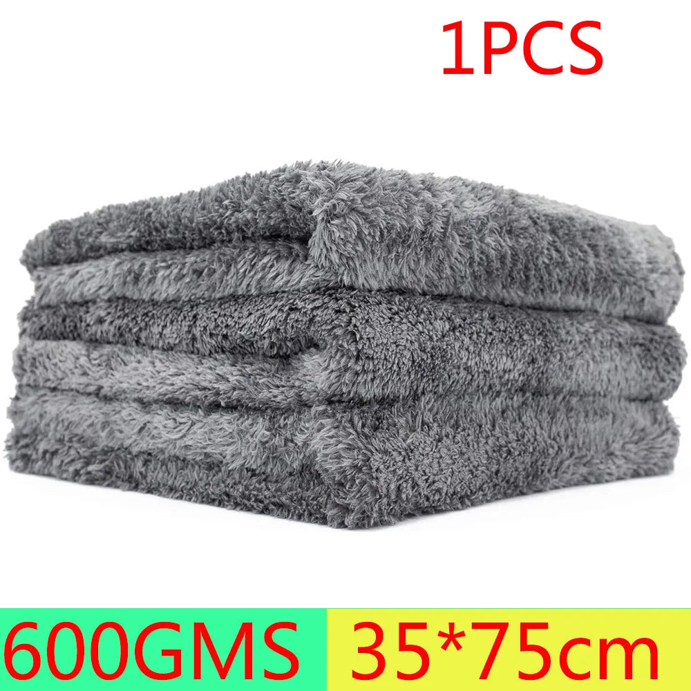 Microfiber Car Drying Towel - Super Absorbent Cleaning & Polishing Cloth
