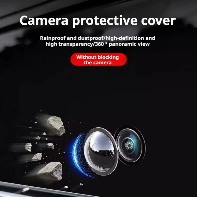2Pcs Car Camera Lens Protector – Waterproof & Dustproof Guard