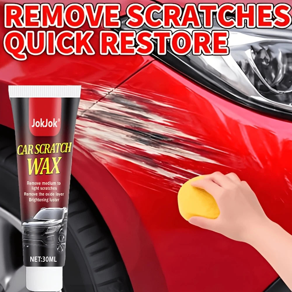 Car Scratch Repair Wax - Paint Scratch Remover with Polishing Sponge