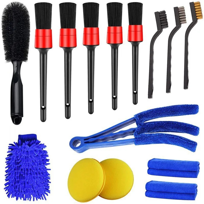 Car Detailing Brush Set - Vent & Gap Cleaning Kit