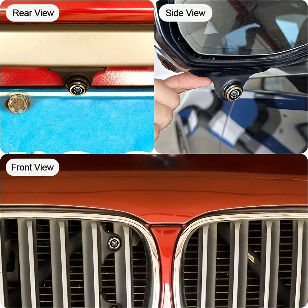 1080P AHD Car Backup Camera - Rear, Front & Side View Reverse Camera with Switchable Guideline & CVBS Signal