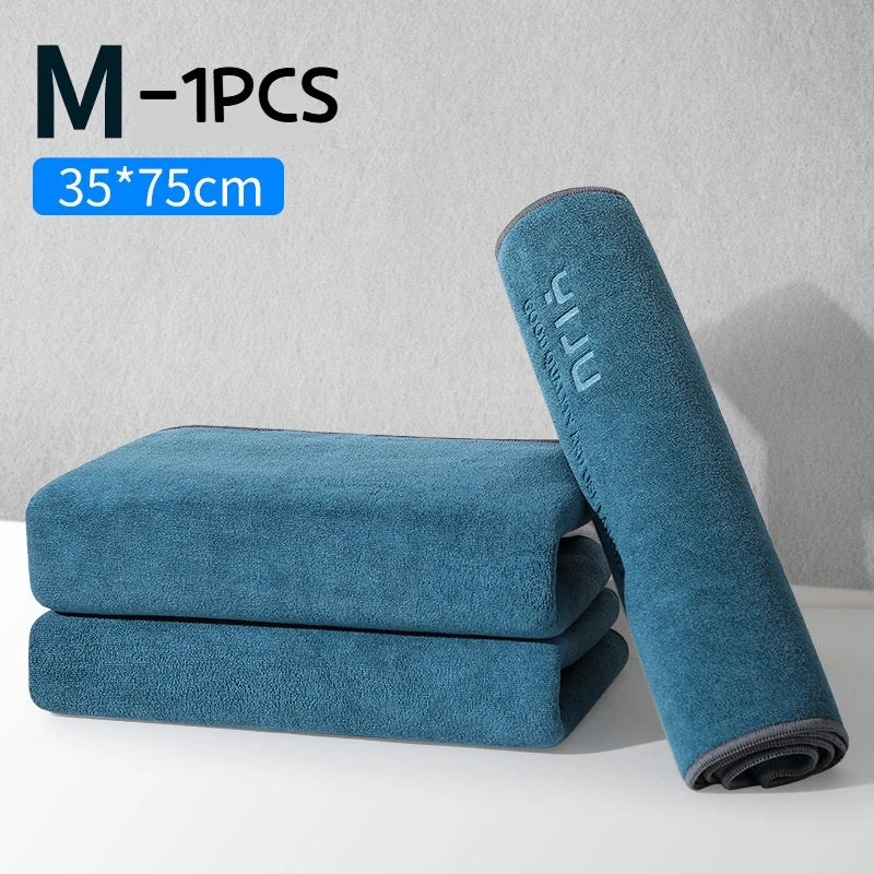 Microfiber Car Wash Towel - Lint-Free Cleaning & Drying Cloth, 75x35cm