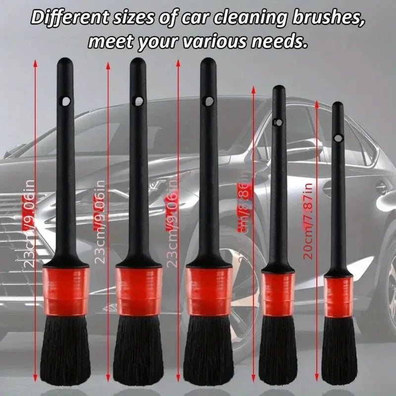 Car Detailing Brush Set - Vent & Gap Cleaning Kit