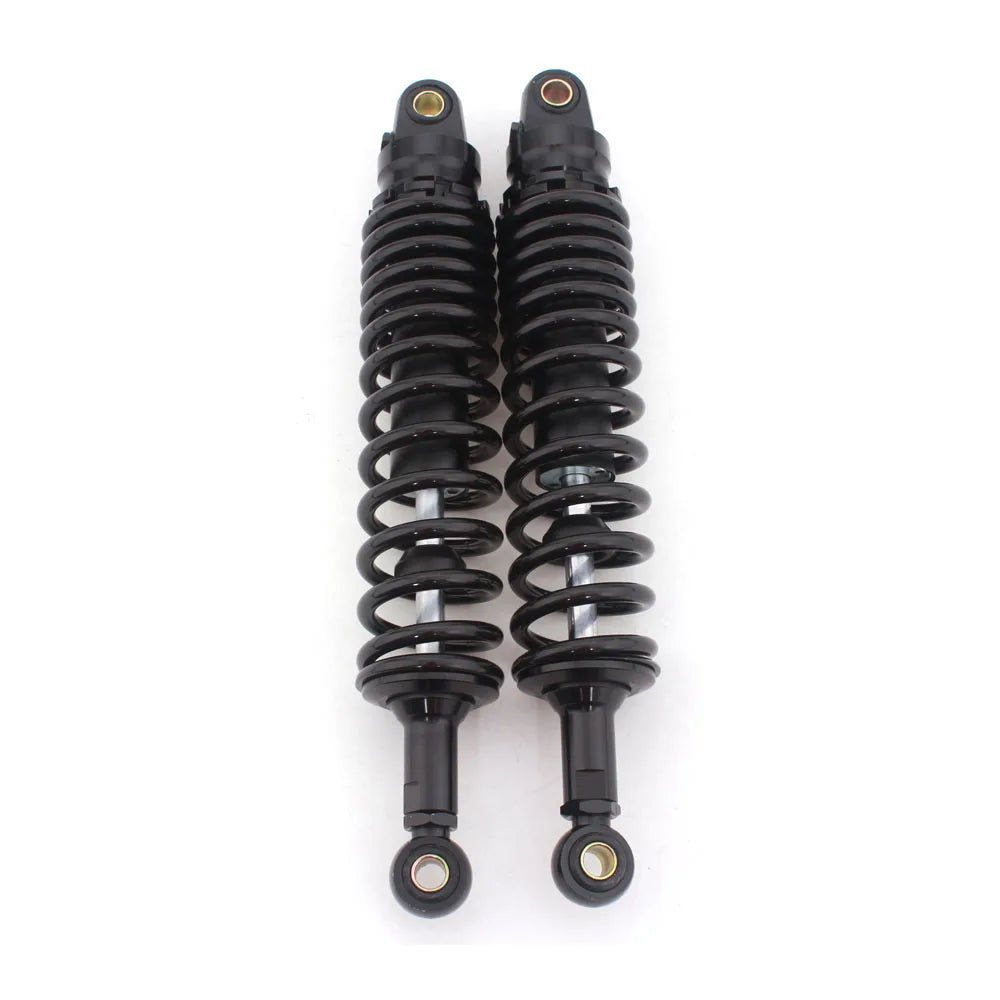Motorcycle Rear Shock Absorbers - 360mm Universal Pair for Harley, Kawasaki, Honda, Yamaha, Suzuki, ATV