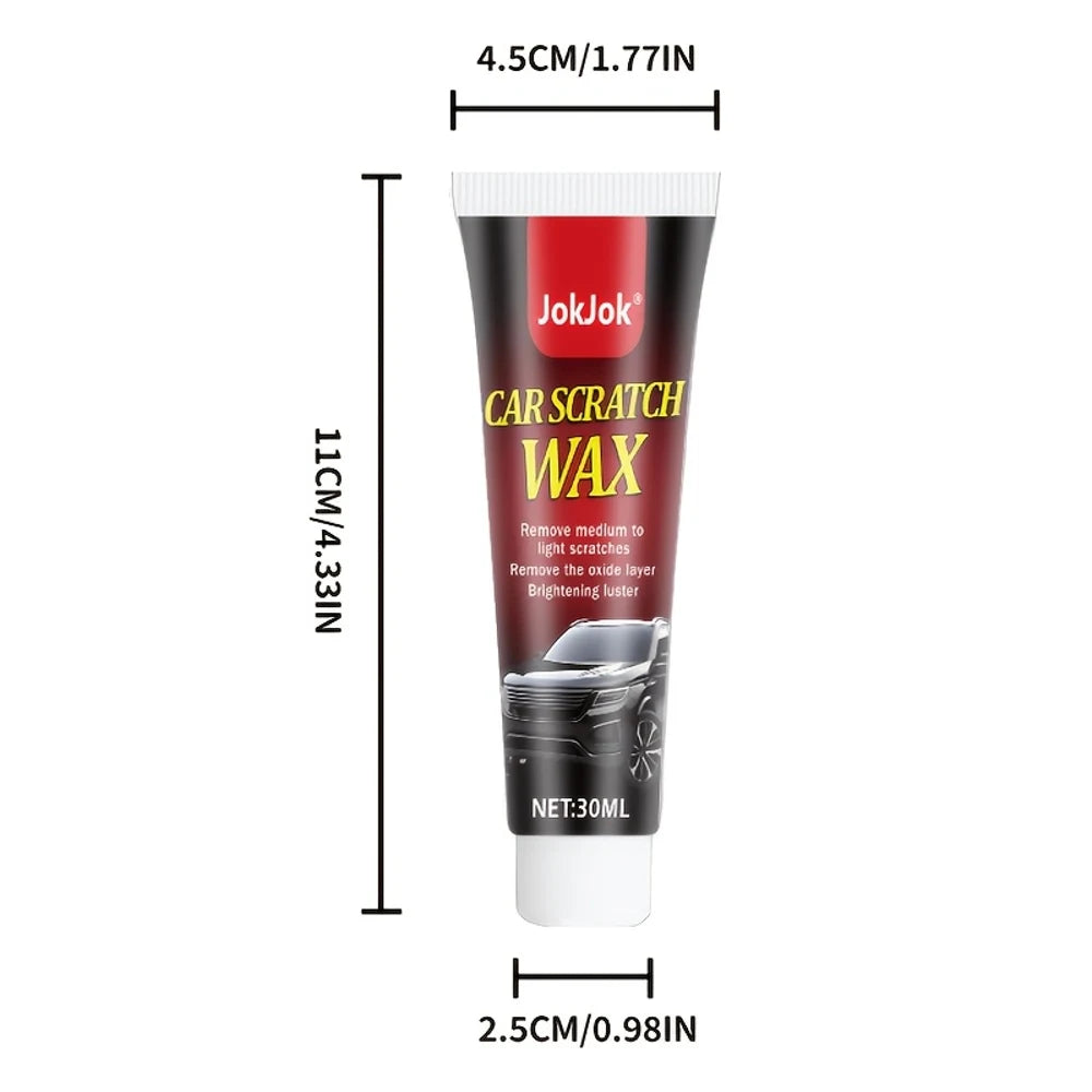Car Scratch Repair Wax - Paint Scratch Remover with Polishing Sponge